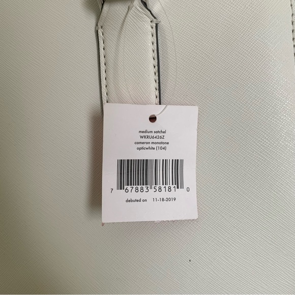 NWT Kate Spade New York Cameron Monotone Medium Satchel Bag Wkru6426z - Picture 10 of 15